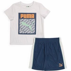 Puma cute stylish boy shorts set